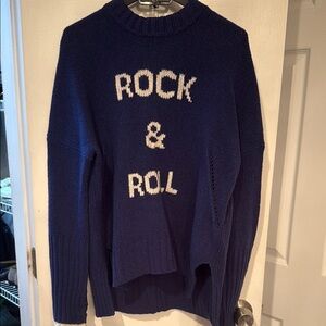 Zadig & Voltaire Blue 'Rock & Roll' Sweater